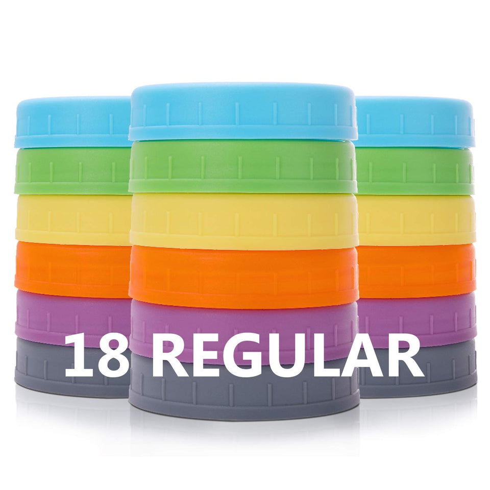 AOZITA ball regular mouth purple lid for colorful jar storage.