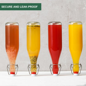 AOZITA bottle pourers enable smooth, drip-free pouring for servings.