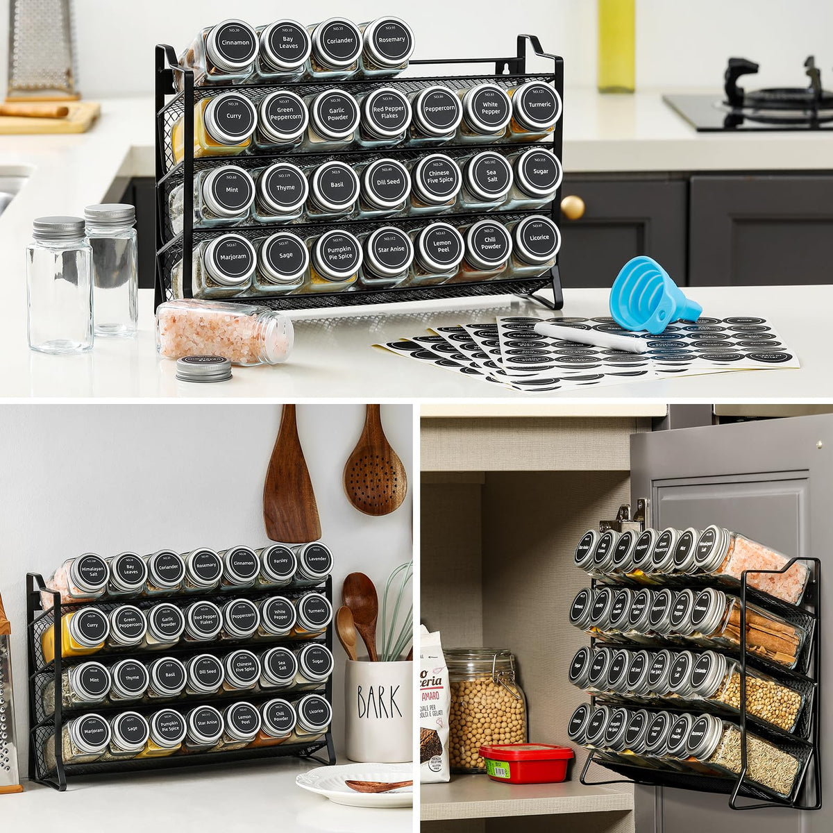 AOZITA carry handles allow easy relocation of the rack.