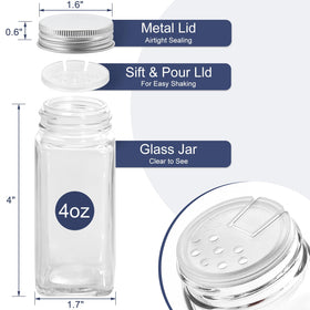 AOZITA collapsible funnel makes refilling jars clean and mess-free.
