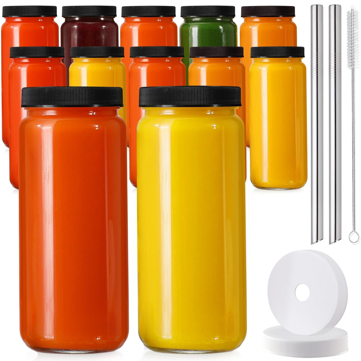AOZITA compact bottles measure 2.7 by 6.8 inches for easy storage.