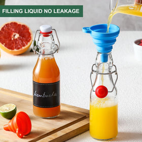 AOZITA dishwasher-safe glass bottle for simple cleaning and reuse.