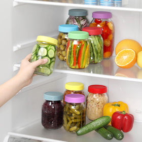 AOZITA dishwasher-safe lids are easy to clean after canning projects.