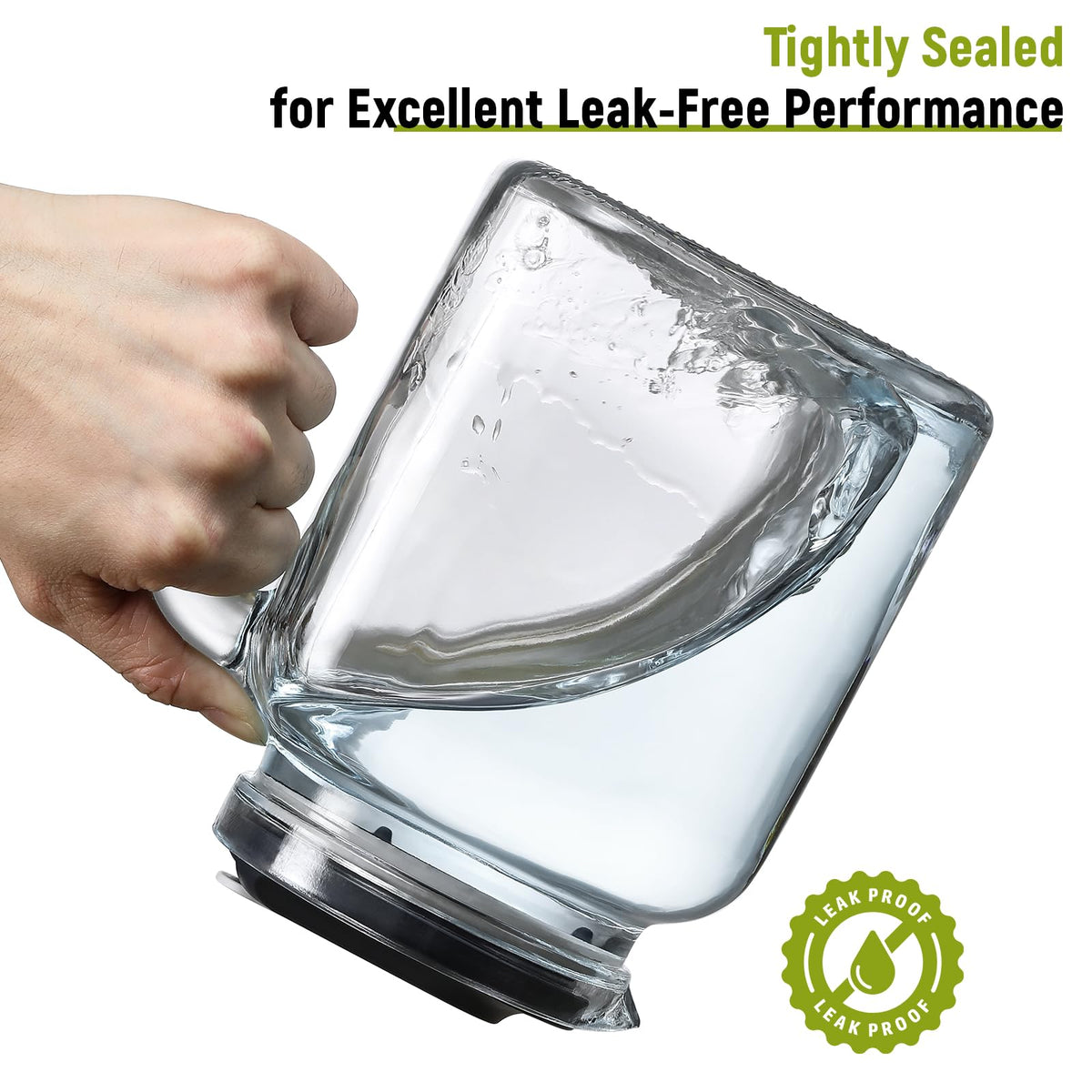 AOZITA dishwasher-safe pitcher for quick cleanup after gatherings