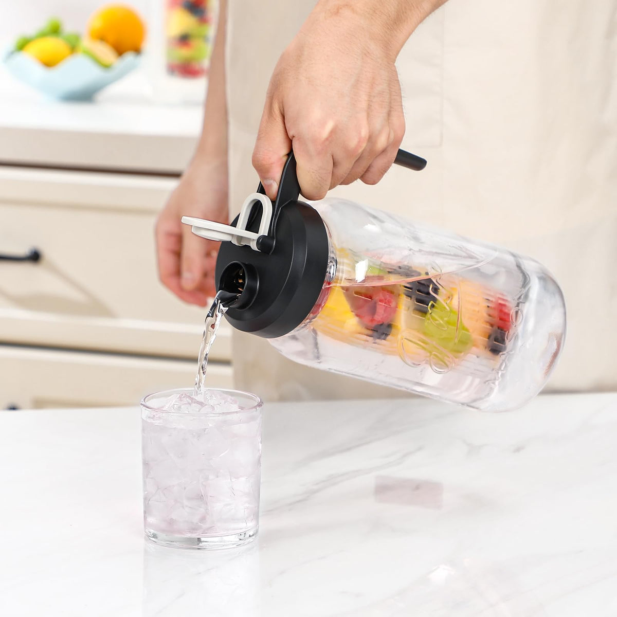 AOZITA fine-mesh infuser perfect for delicate tea leaves and cold-brewed coffee.
