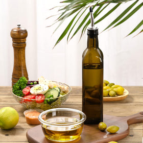 AOZITA kitchen oil carafe ideal for salads, cooking, and bar dressings.