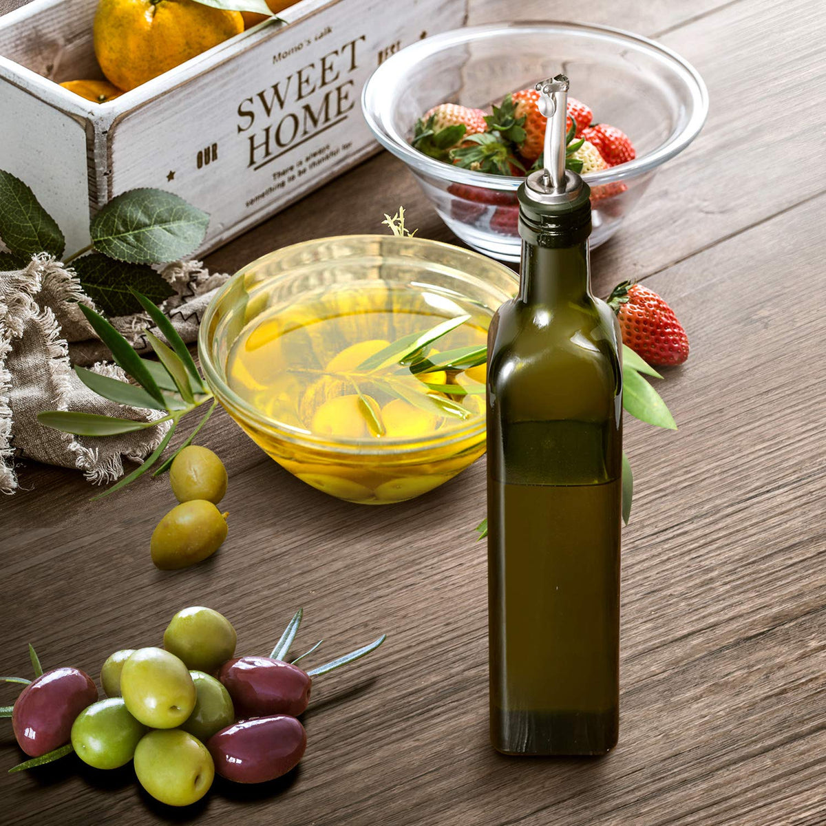 AOZITA kitchen-friendly oil dispenser for dressing and cooking