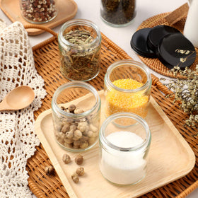 AOZITA labels included with jars, easy to mark contents and batch notes.