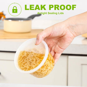 AOZITA leakproof deli containers prevent spills for soups and sauces