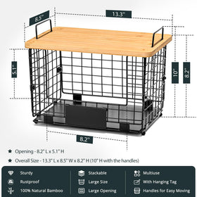 AOZITA multi-use organizer suitable for kitchen, pantry, and under-sink storage.