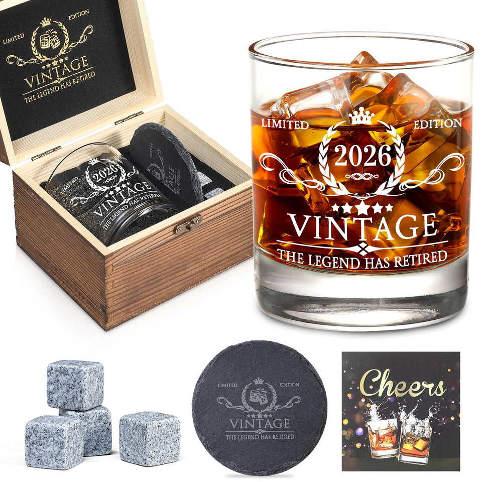 AOZITA retirement wooden box showcases premium craftsmanship and keepsake value.