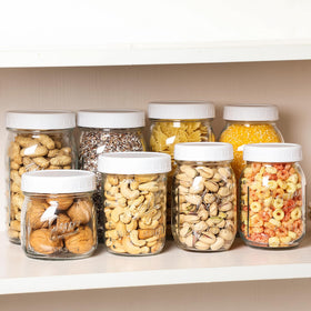 AOZITA regular mouth caps fit jars from 4 oz to 64 oz.