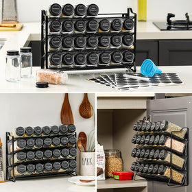 AOZITA space-saving, compact rack for clutter-free kitchens