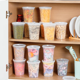 AOZITA dishwasher-safe deli containers simplify post-meal cleanup