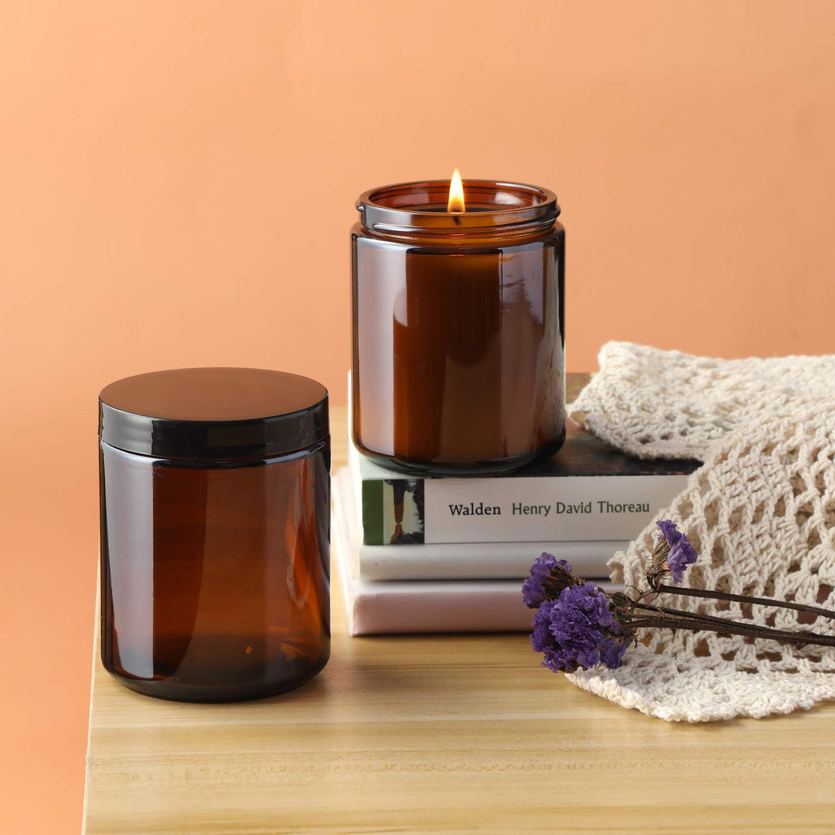 AOZITA thick glass jars stand up to high heat while remaining dishwasher safe.