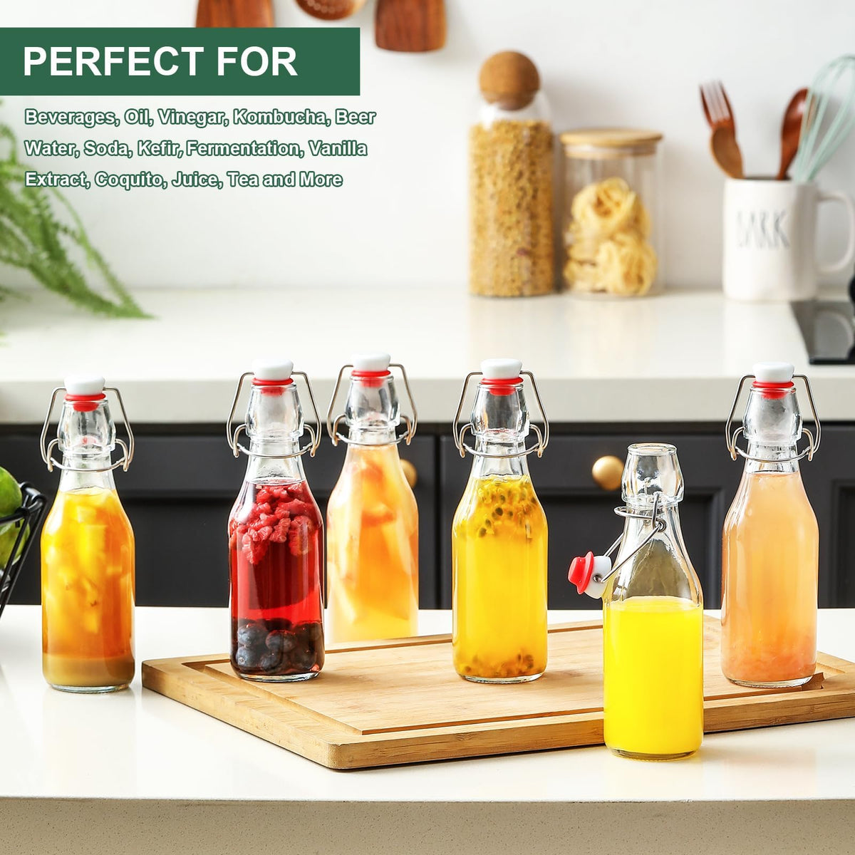 AOZITA two pourers included for precise pouring and controlled servings.