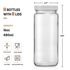 AOZITA white airtight lids shown for secure storage