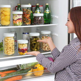 AOZITA BPA-free, food-grade lid for safe kitchen storage