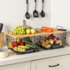 AOZITA durable-coating basket close-up, rust-resistant and long-lasting.