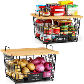 AOZITA basket liner and tag included, easy labeling.