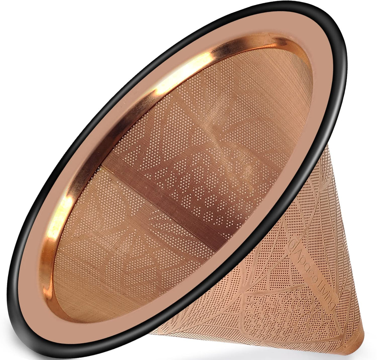 Apace Living coffee filter showing Chemex and V60 compatibility for clean brews.