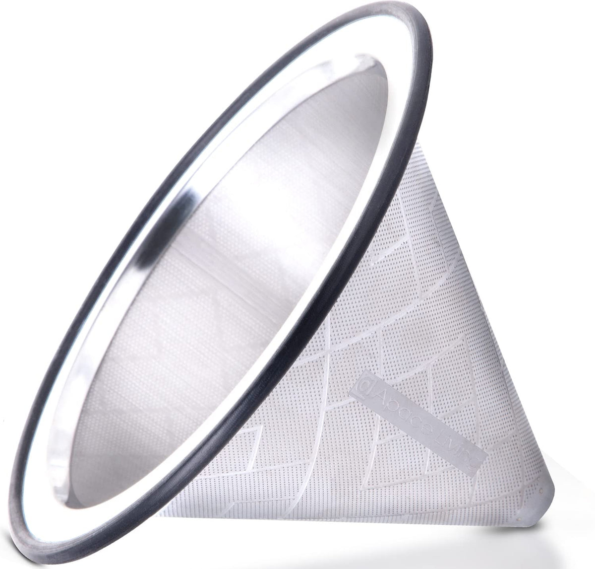 Apace Living coffee dripper with a wide base for stable pour-over brewing.