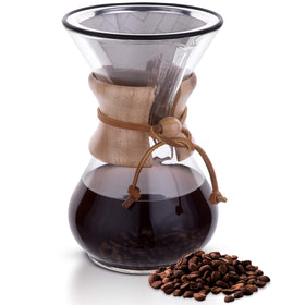 Apace Living compatibility with CHEMEX and Hario V60 for versatile brewing.
