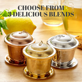 Apace Living debris-free tea infuser for a clean cup.