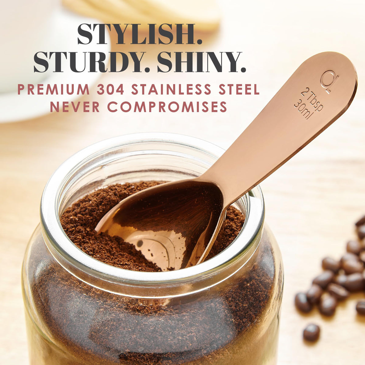 Apace Living ergonomic handle design offers comfortable grip during scooping.