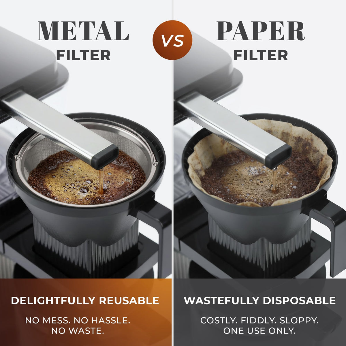 Apace Living reusable filter supports eco-friendly brewing with flavorful results.