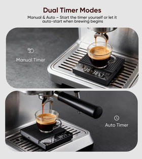 ApeWeghr Rechargeable Coffee Scale digital display and timer for accurate timing