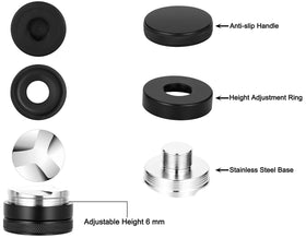 Apexstone 51mm espresso distributor low profile design supports even tamping