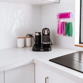 Aphbrada transparent design lets you see contents at a glance.