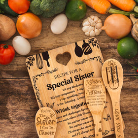 Apjielop kitchen gift display blends decoration and function in the heart of a kitchen.