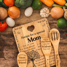 Apjielop mom gift set displayed in a cozy kitchen scene.