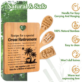 Apjielop retirement colander natural bamboo for quick rinsing.