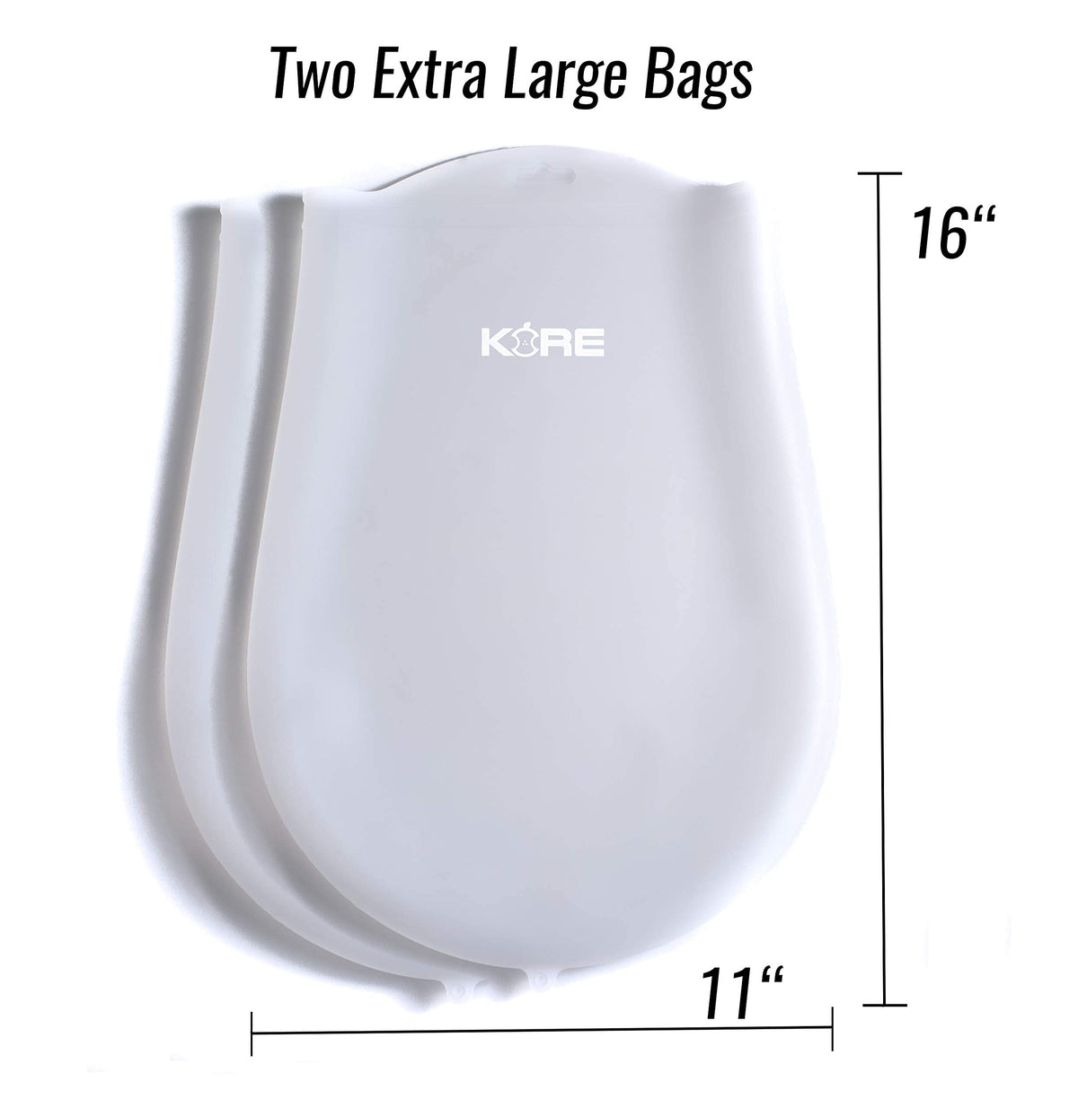 AppleKoreLiving thin flexible silicone bags adapt to foods for even heat.