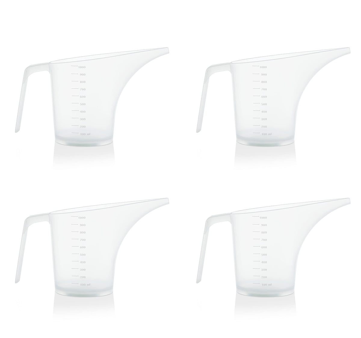 AppleTofu funnel pitcher with long spout for precise pouring in soap making.