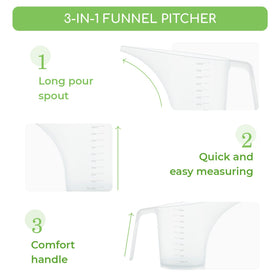 AppleTofu durable 5PP plastic pitcher built for long-lasting use.