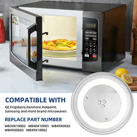 APPLIANCEMATES glass plate bottom with three grooves for stable rotation