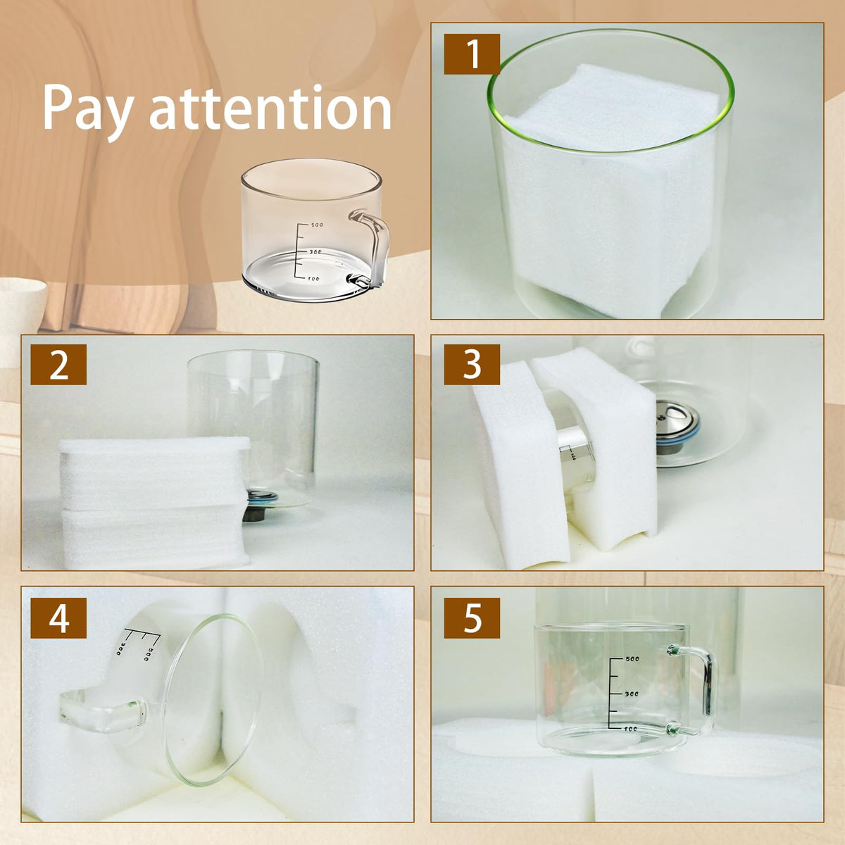 Aprilhp compact design saves counter space while storing staples.