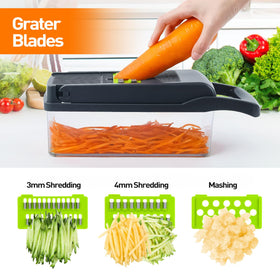APSARAS soft-grip handle offers comfortable control during chopping.