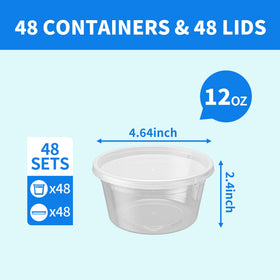 APSIC 12oz soup storage with airtight lid preserves freshness.