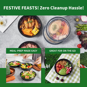 APSIC dishwasher-safe and microwave-safe container for easy cleanup.