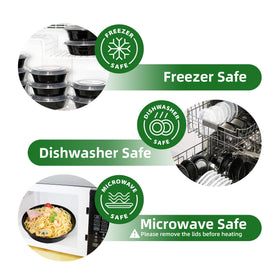 APSIC disposable 16oz takeout container ideal for single servings.