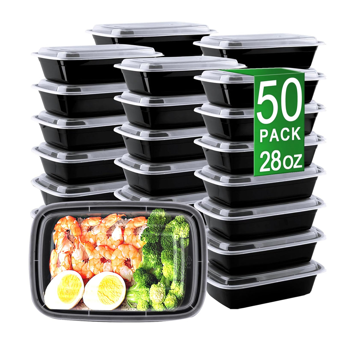 APSIC 28oz meal prep container with leakproof lid for leftovers