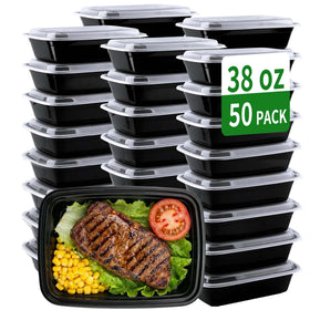 APSIC 38oz heavy-duty container with thick walls for durability.