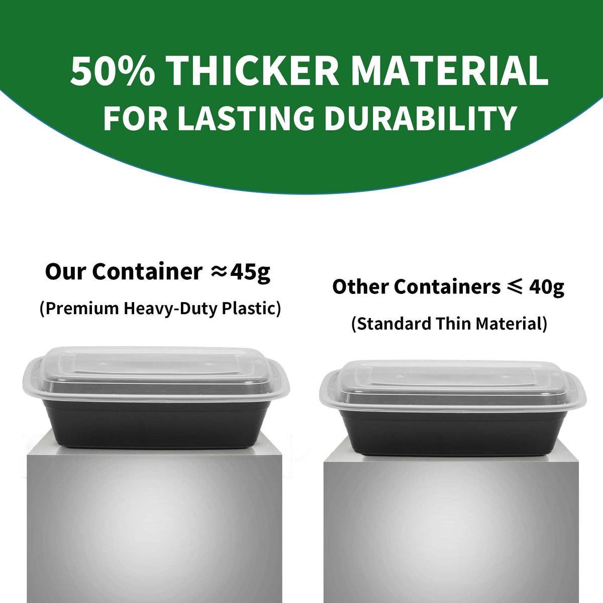 APSIC leak-proof lid seals contents and prevents spills.