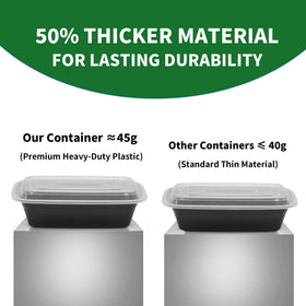 APSIC leak-proof lid seals contents and prevents spills.