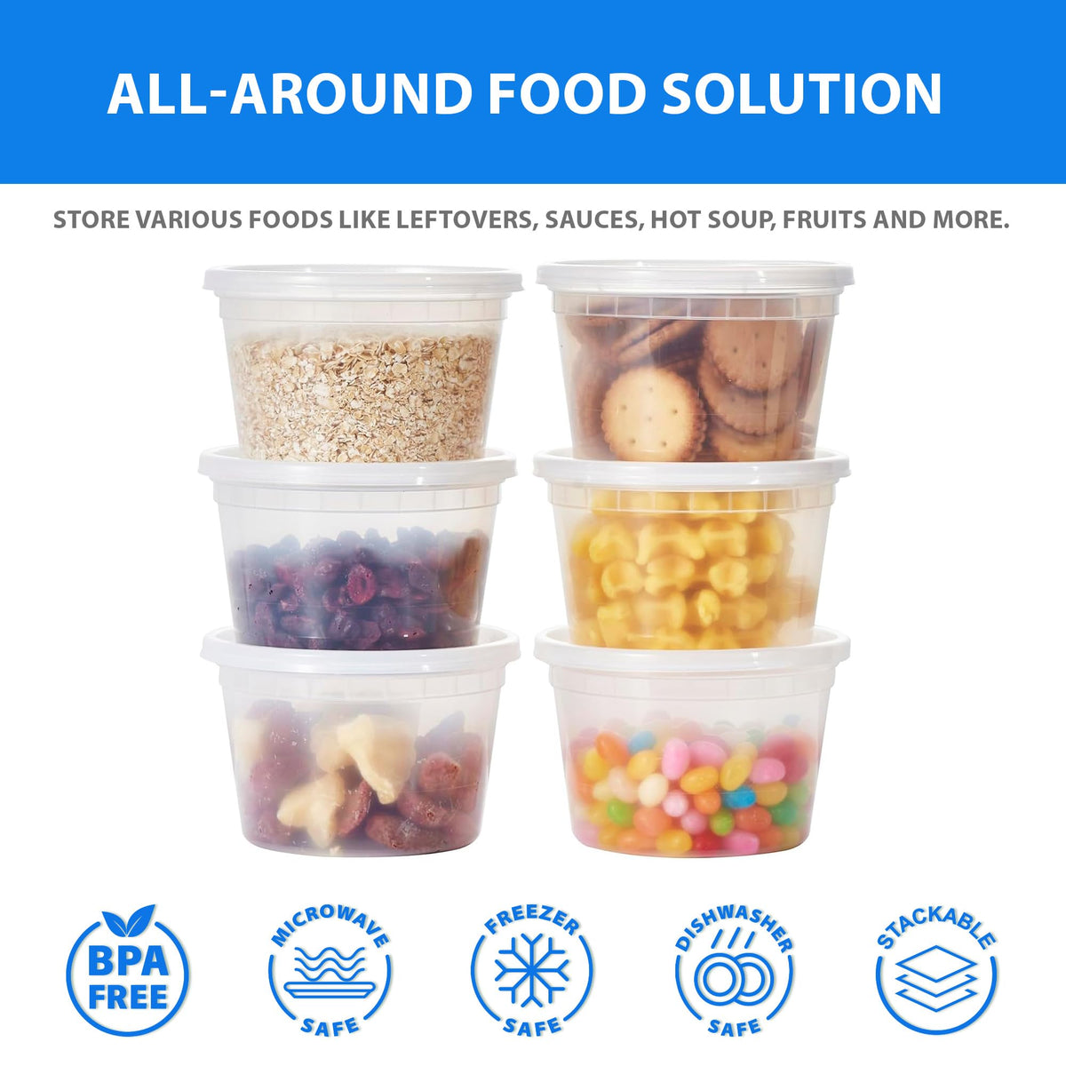 APSIC microwave and freezer safe containers support versatile meal prep.